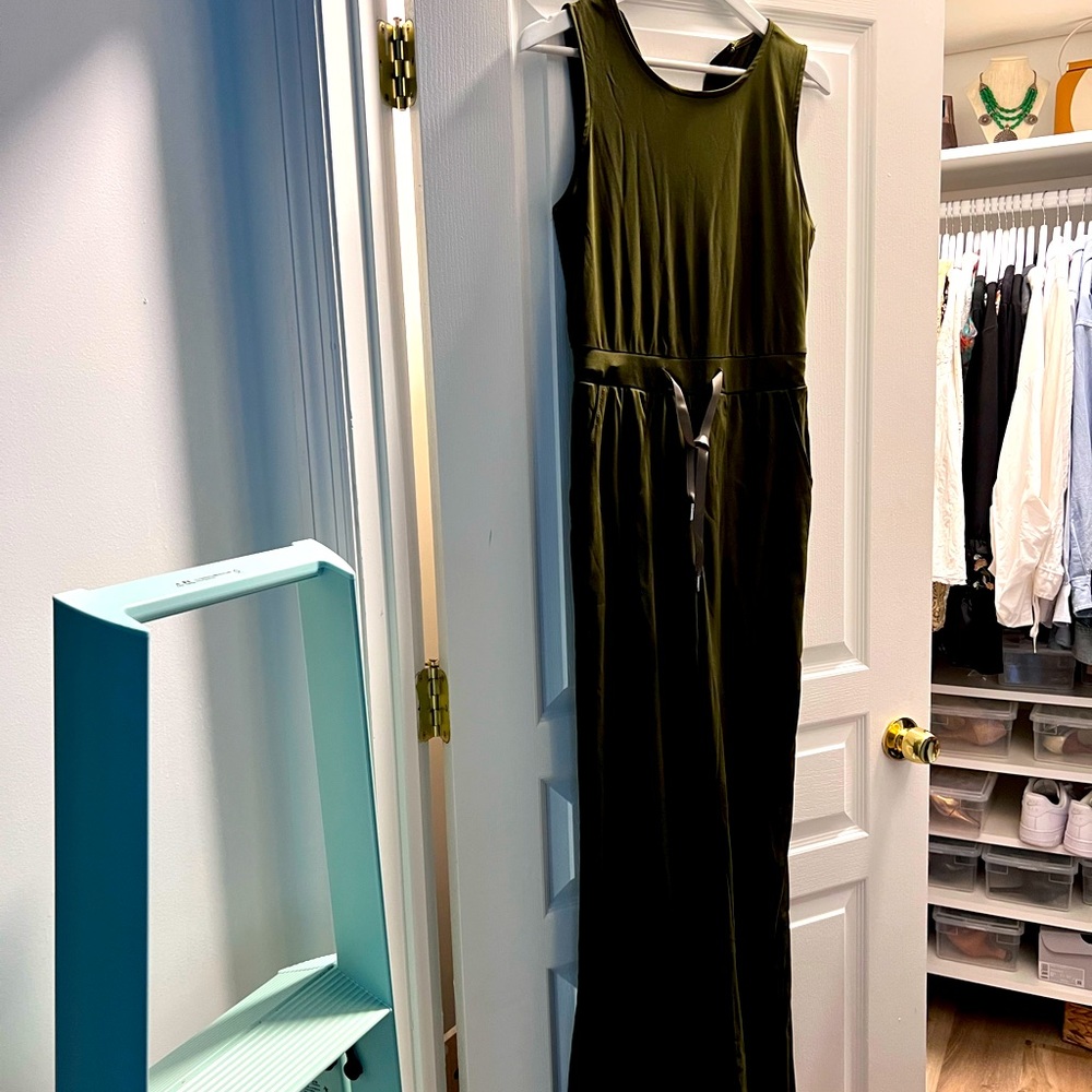 Air Essentials Jumpsuit in Olive